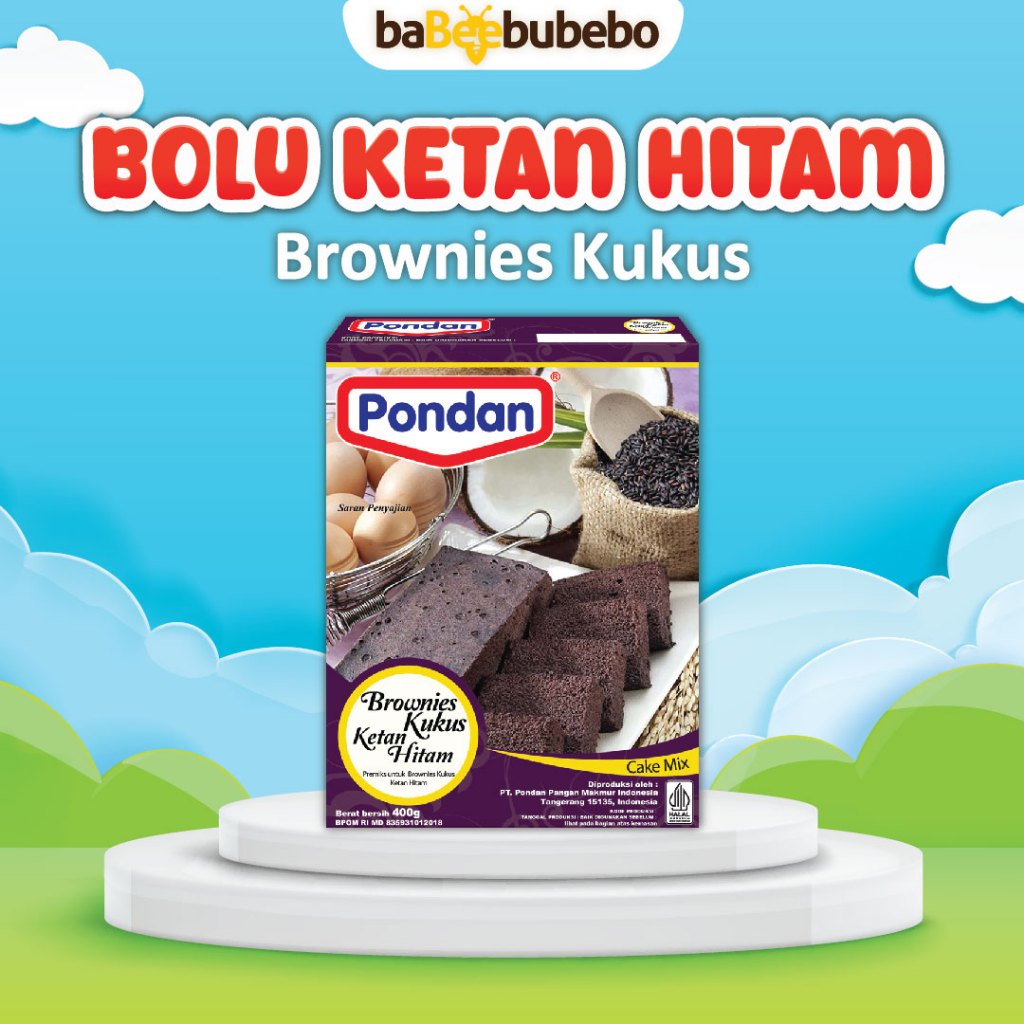 

Pondan Bolu Ketan Hitam 400g