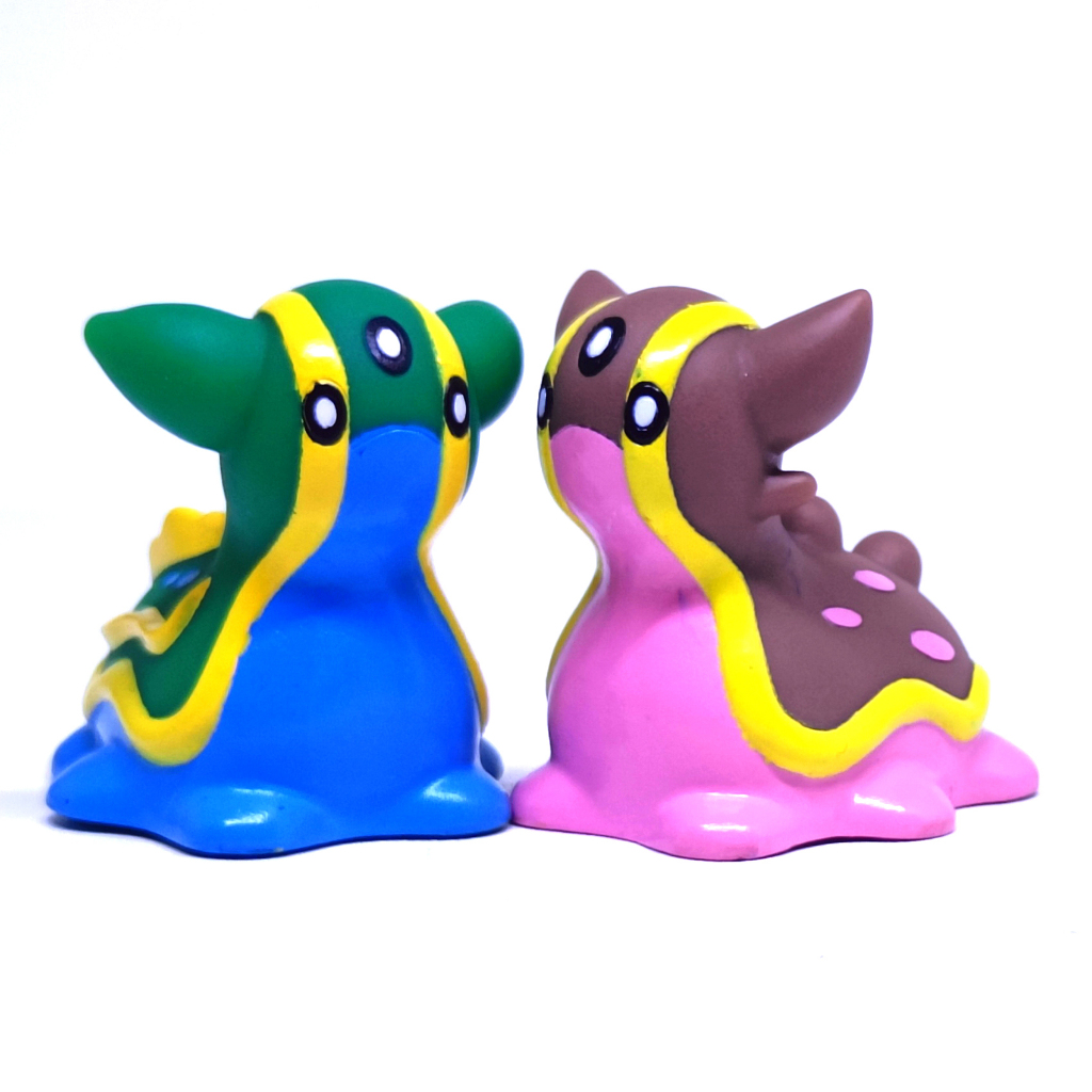 Pokemon BANDAI Kids Figure Set - Shellos "East Sea" & Shellos "West Sea" (Pajangan / Finger Doll / J