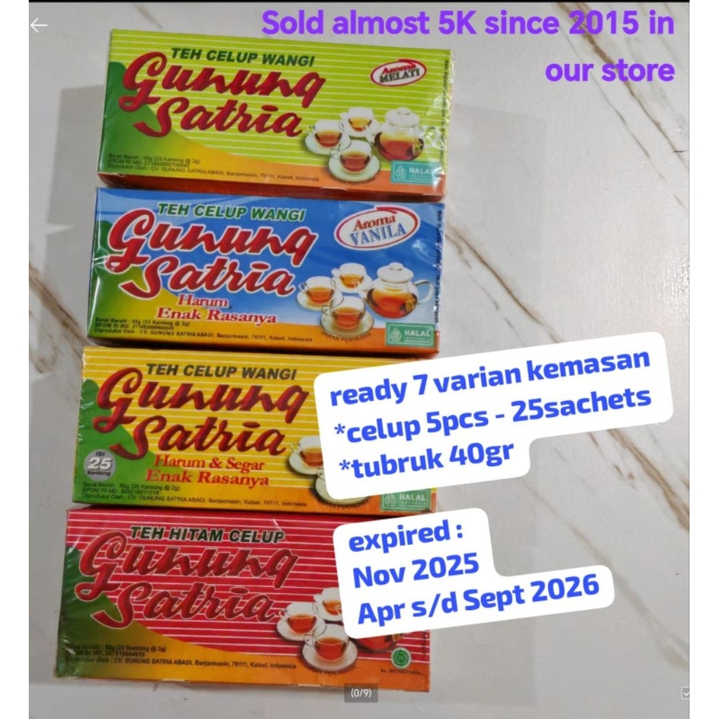 

TEH GUNUNG SATRIA KHAS KALIMANTAN Gunsat Banjarmasin