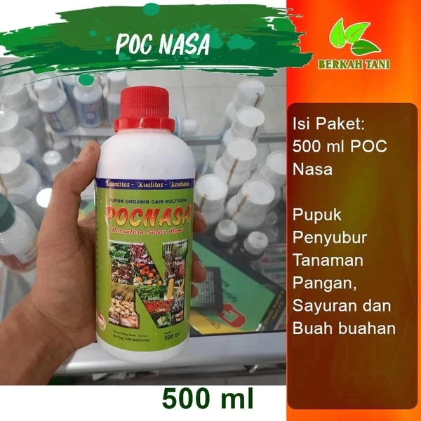 Pupuk Poc Nasa 1Liter , Pupuk Organik Cair, Pupuk Daun Pupuk Segala Jenis Tanaman, Pupuk PertaniaN
