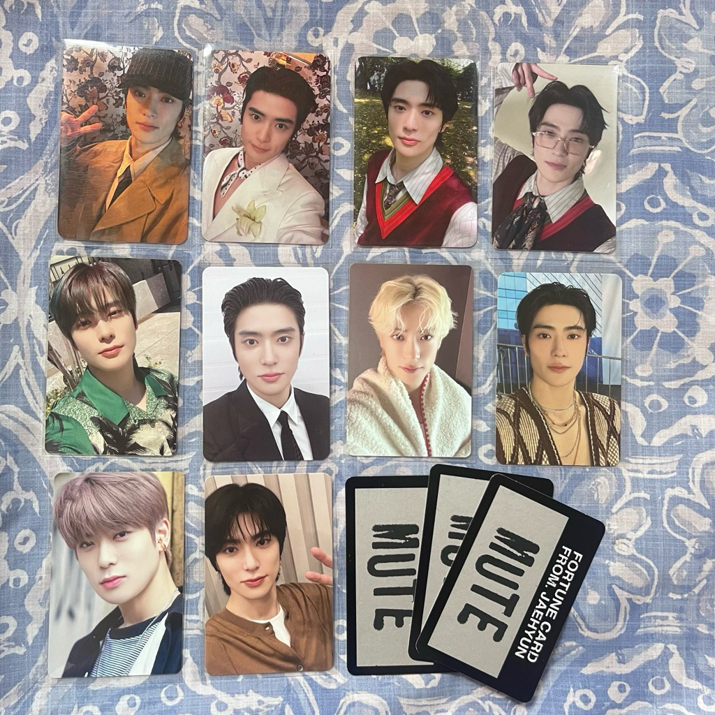 PHOTOCARD OFFICIAL JAEHYUN NCT MUTE FACTCHECK PERFUME DJJ