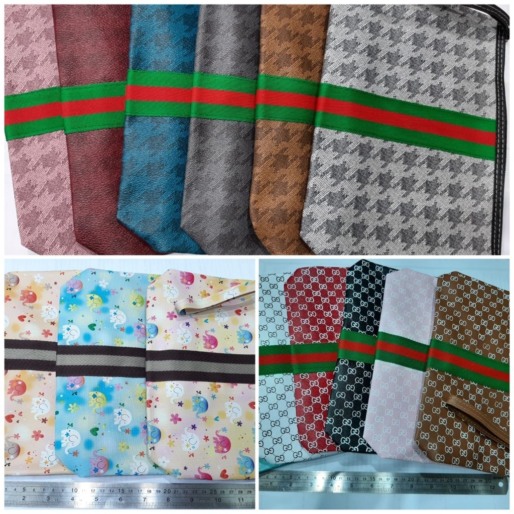 

Dompet Kosmetik / Pensil Besar Imitasi Per Lusin 12pcs RJL Grosir