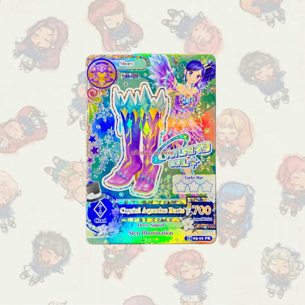 Aikatsu Premium Futuring Girl Crystal Aquarius Boots