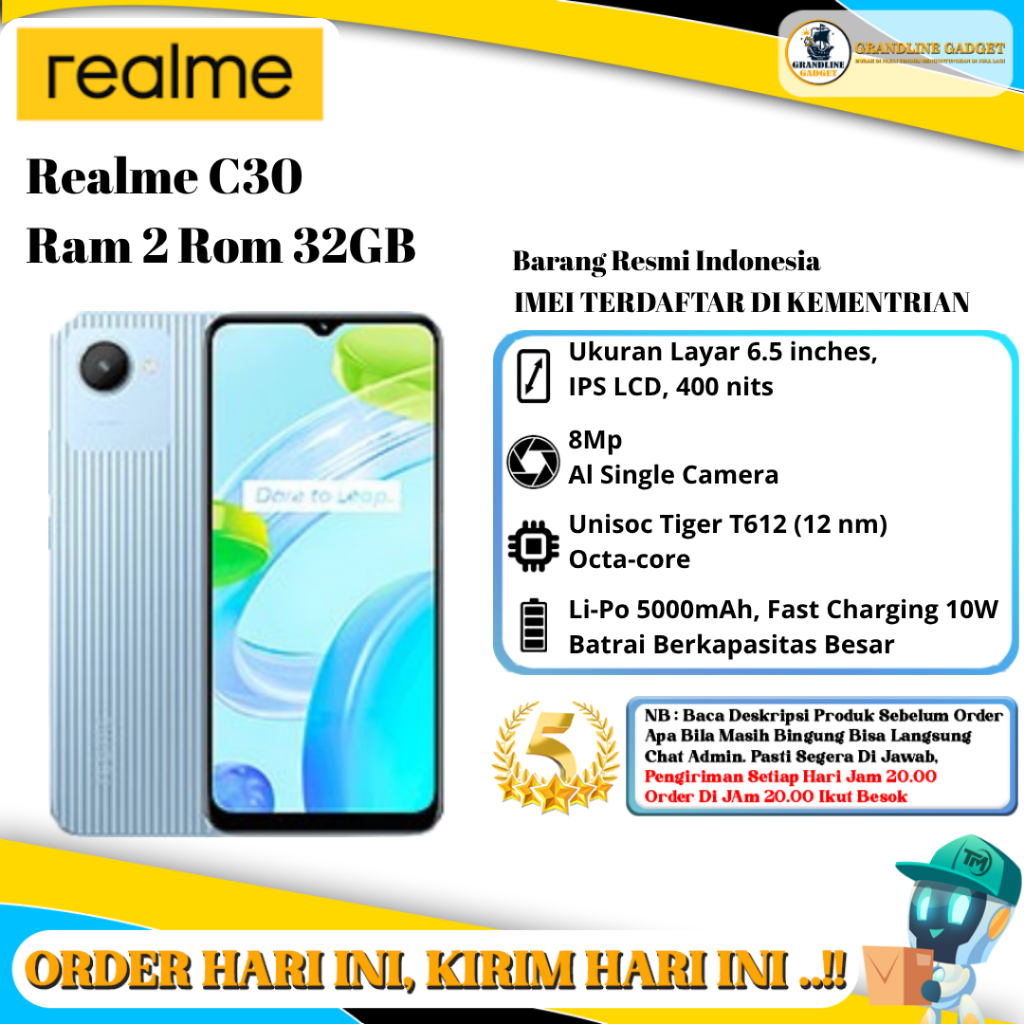Realme C30 Ram 2 Rom 32GB