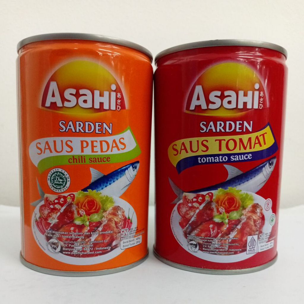 

ASAHI - IKAN SARDEN SAUS CABE/TOMAT 425g