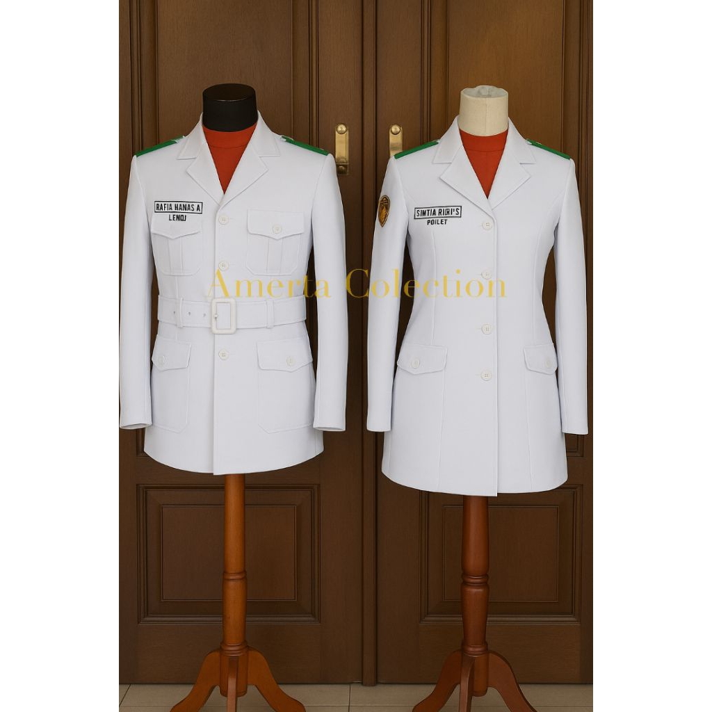 Atasan Baju Pdu Paskibra Pria / Atasan Baju Pdu Paskibra Wanita / Atasan Baju Paskibra Pria / Atasan