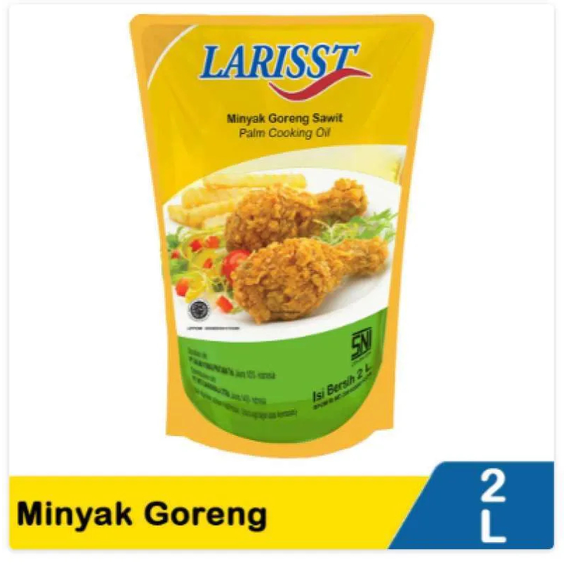 

Minyak Goreng Sawit Larisst Refill 2L