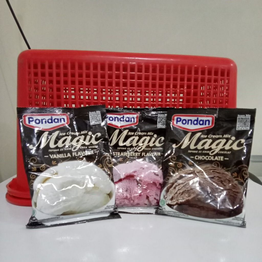 

pondan ice cream mix magic tepung es krim75g