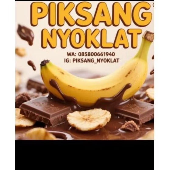 

keripik pisang coklat lumer