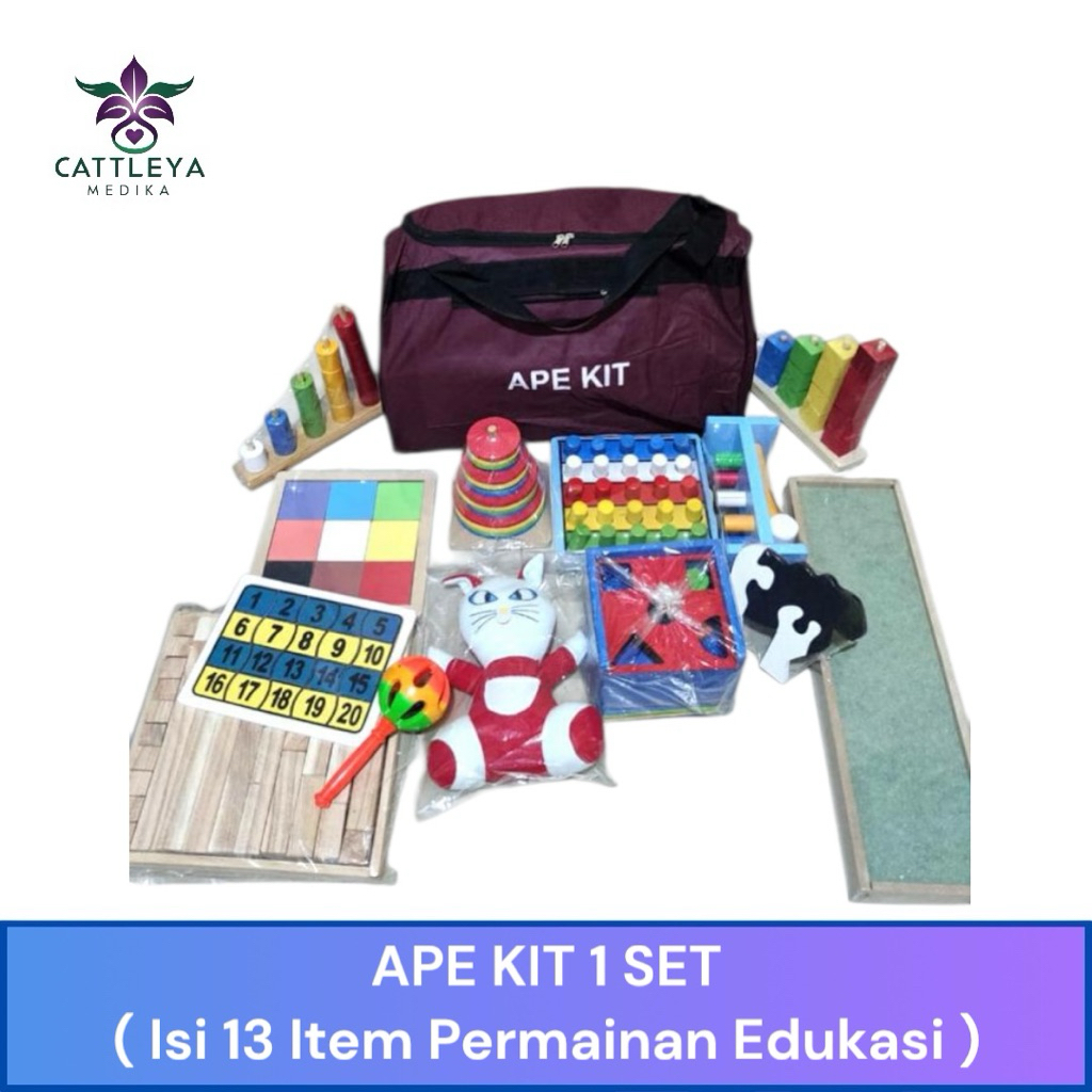 KIT APE (PERMAINAN EDUKASI / EDUKATIF ANAK) / APE KIT Program BKKBN / MAINAN BELAJAR ANAK