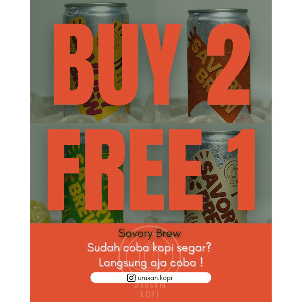 

Savory Brew Promo All Varian