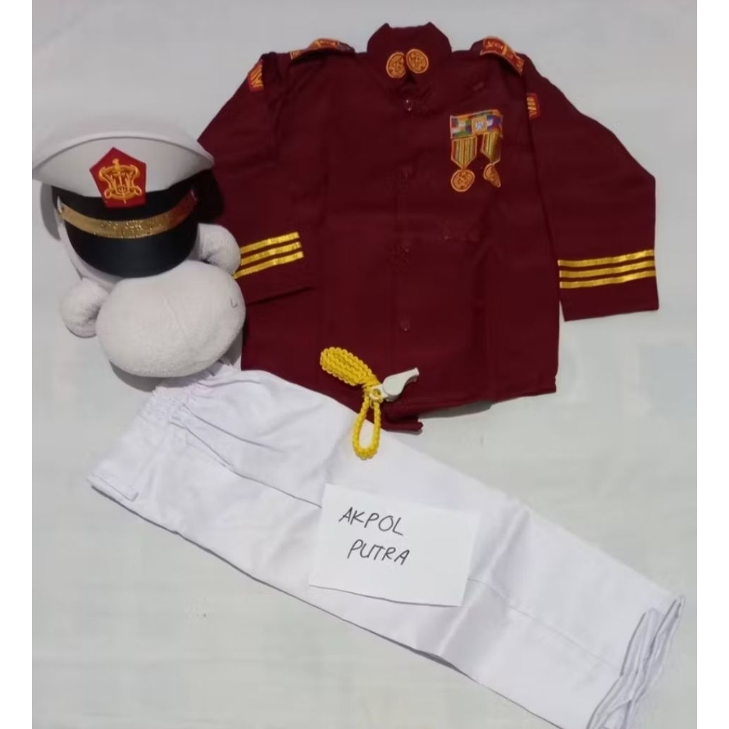 seragam profesi akpol anak - seragam akpol anak - baju taruna anak - baju akpol anak laki laki - baj