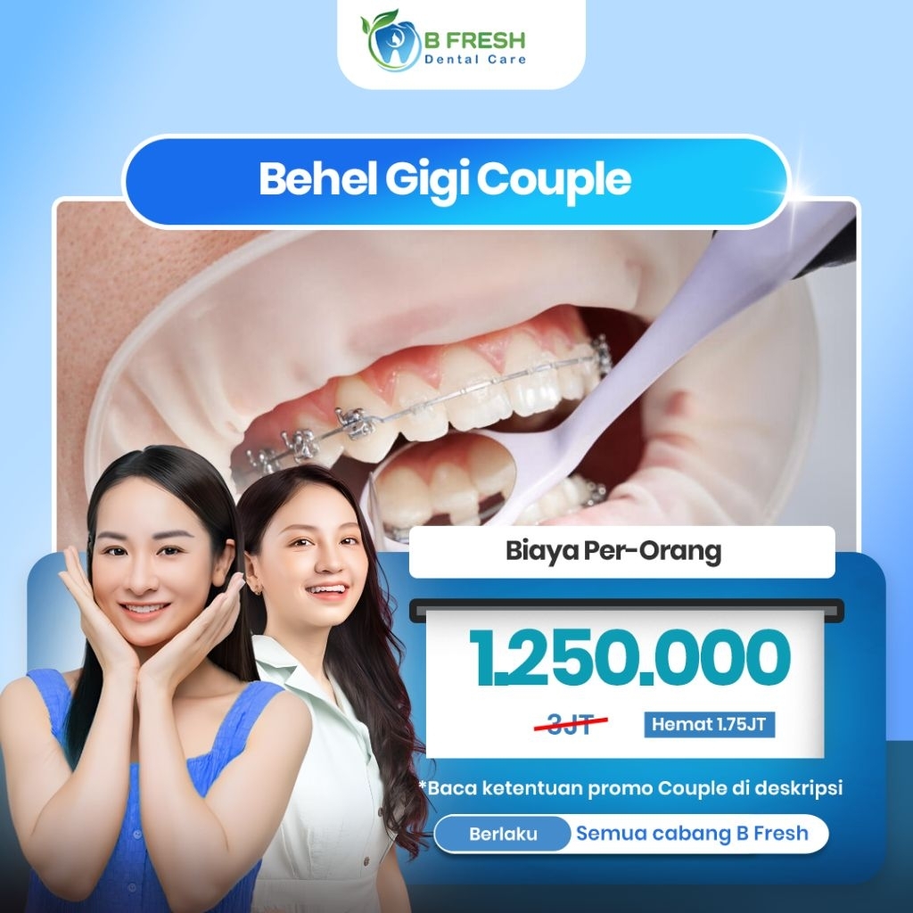 Voucher Disc Behel Gigi Metal Couple 1 rahang