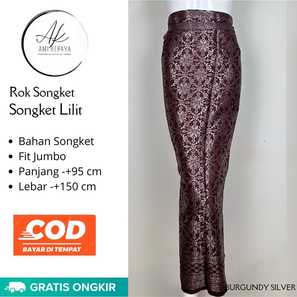 ROK SONGKET LILIT | SONGKET LILIT WANITA | SONGKET | ROK LILIT | SONGKET KEBAYA | SONGKET MODERN