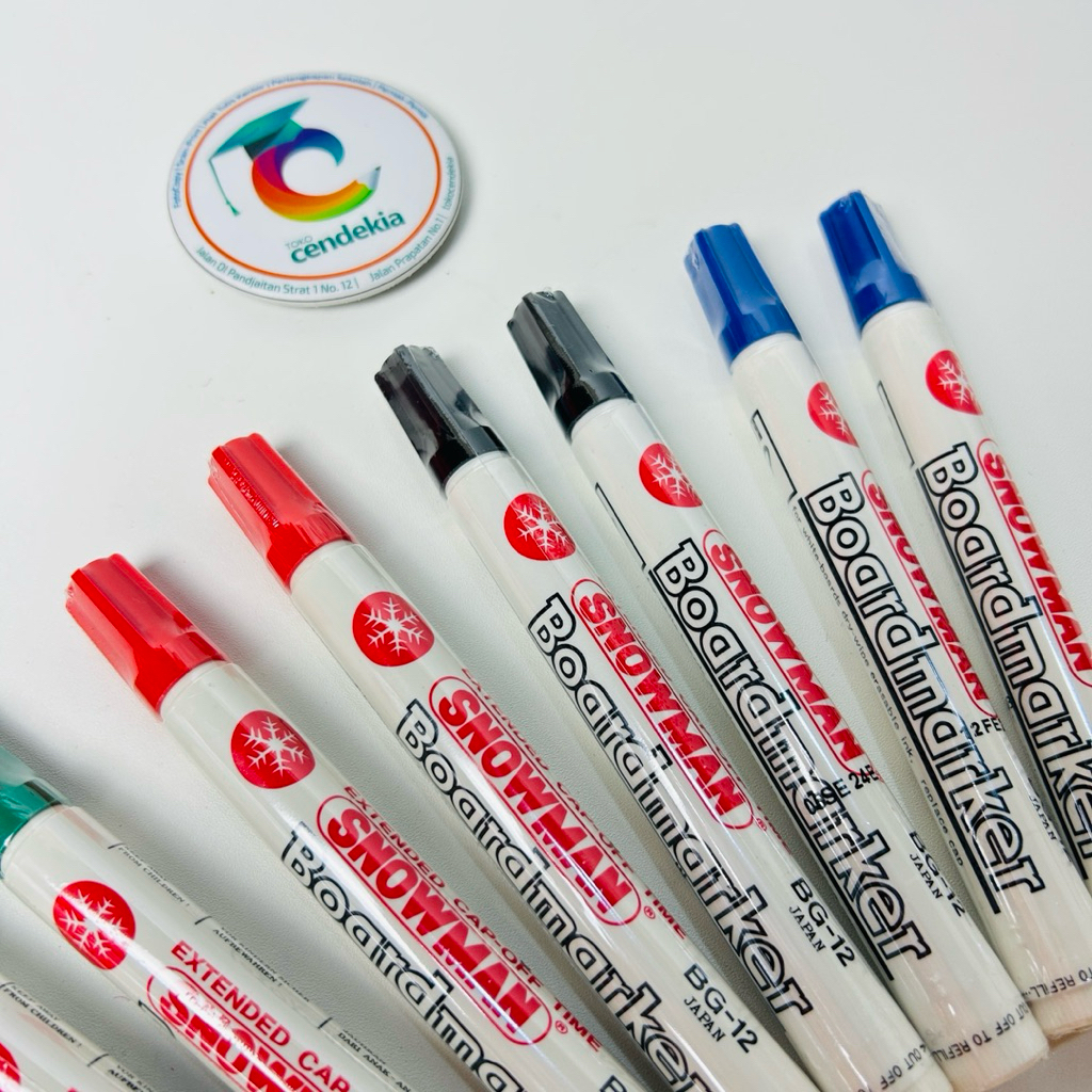 

Spidol SNOWMAN White Board Marker BG-12 Papan Tulis