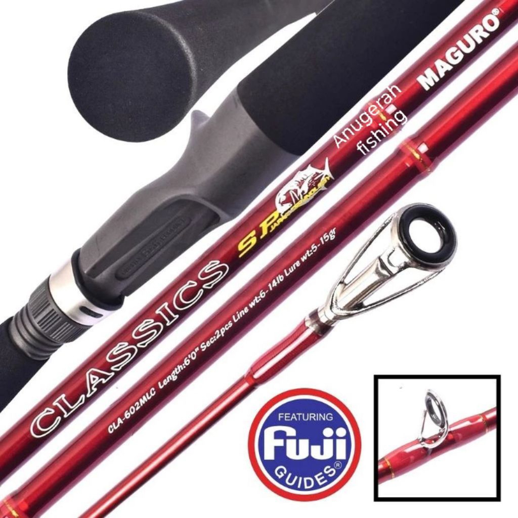 Joran MAGURO Classic 602MLS 602MLC 662MLC | Spinning | Casting | Kolam | Galatama | Alat pancing ori