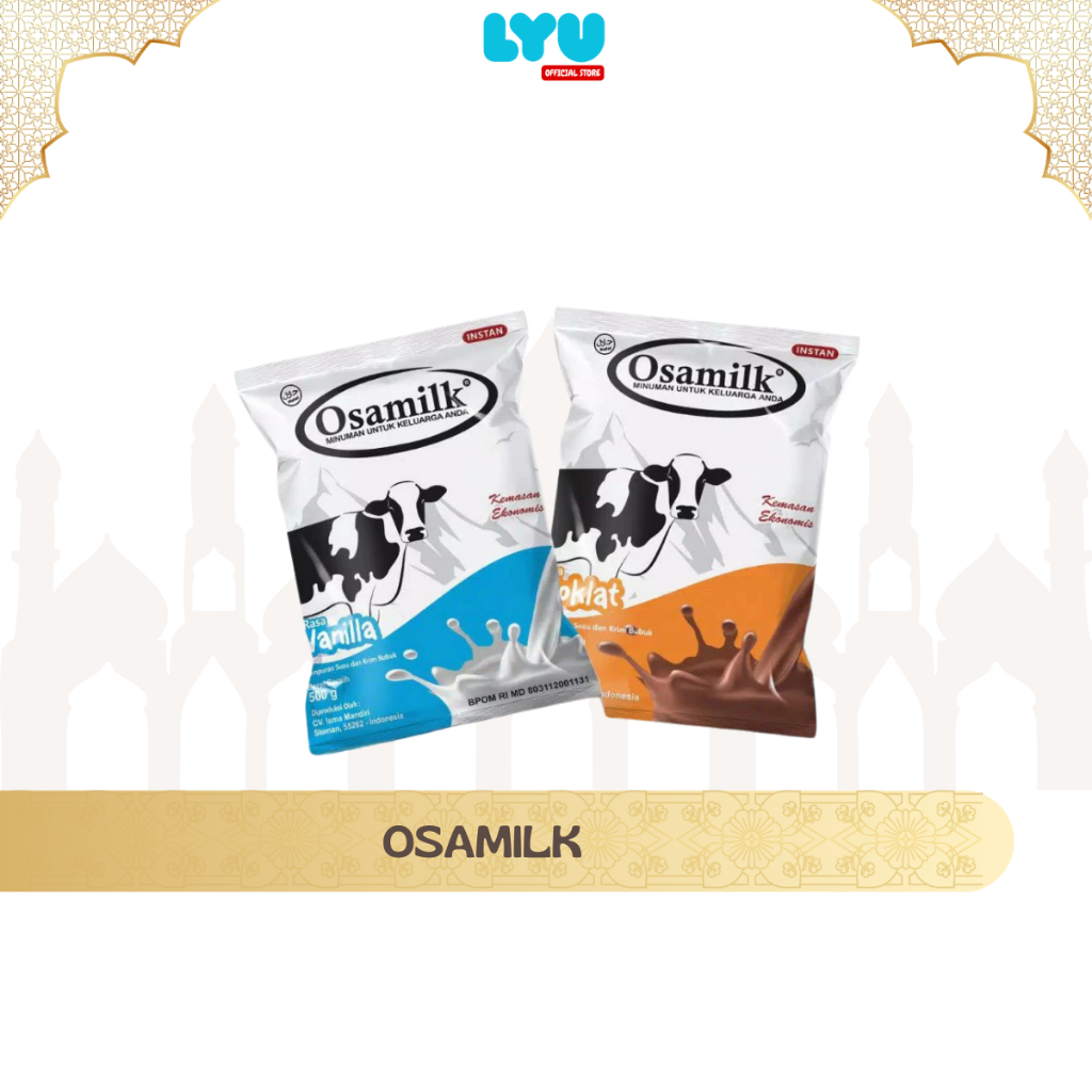 

SUSU OSAMILK GEMUK BADAN - bubuk 500gr rasa vanila & coklat | penggemuk badan cepat & alami | menambah nafsu makan | original 100%