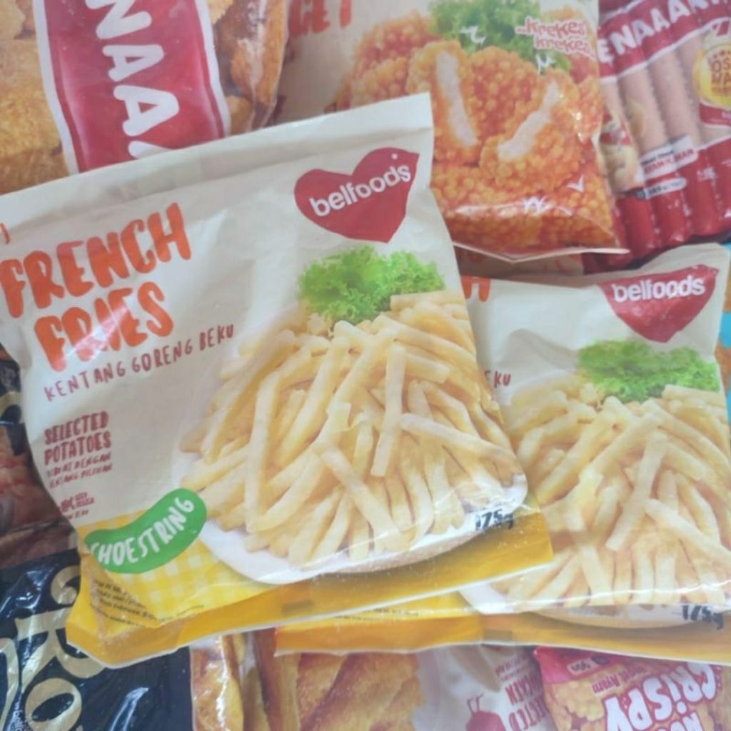 

FRENCH FRIES KENTANG GORENG SHOESTRING KENTANG GORENG BEKU FROZEN FOOD 170 GRAM