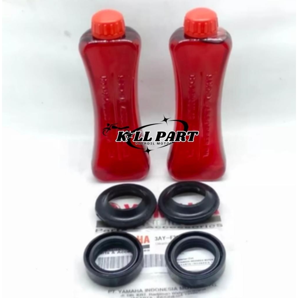 SEAL SHOCK DEPAN+SEAL ABU+OLI SHOCK YAMAHA BEBEK METIC