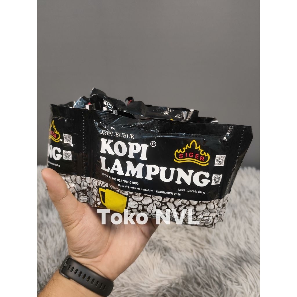 

Kopi Lampung Siger Versi Sachet 50Gr x 5 (5 Sachet 250 Gram)