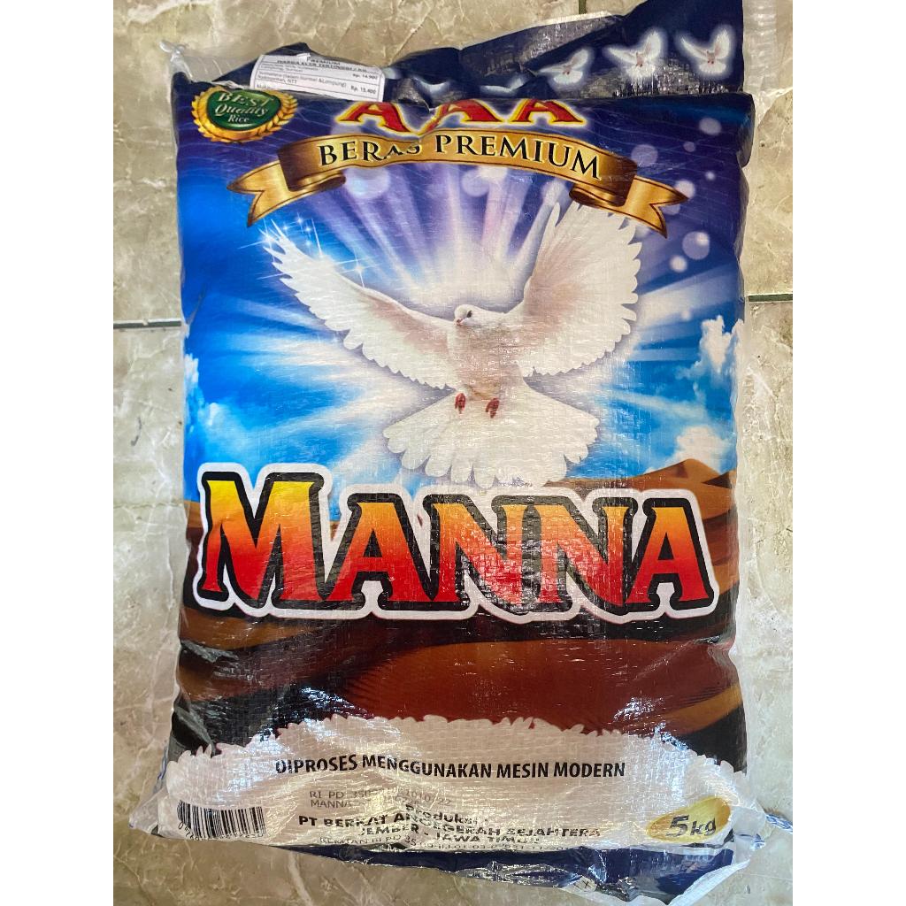 

Beras Manna 5KG AAA Super Crystal Rice