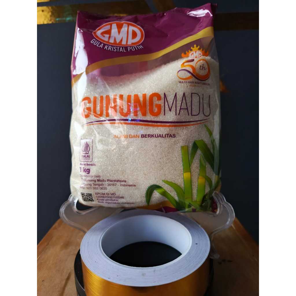 

Gula Pasir GMP Kemasan 1 KG terbuat daeri tebu pilihan