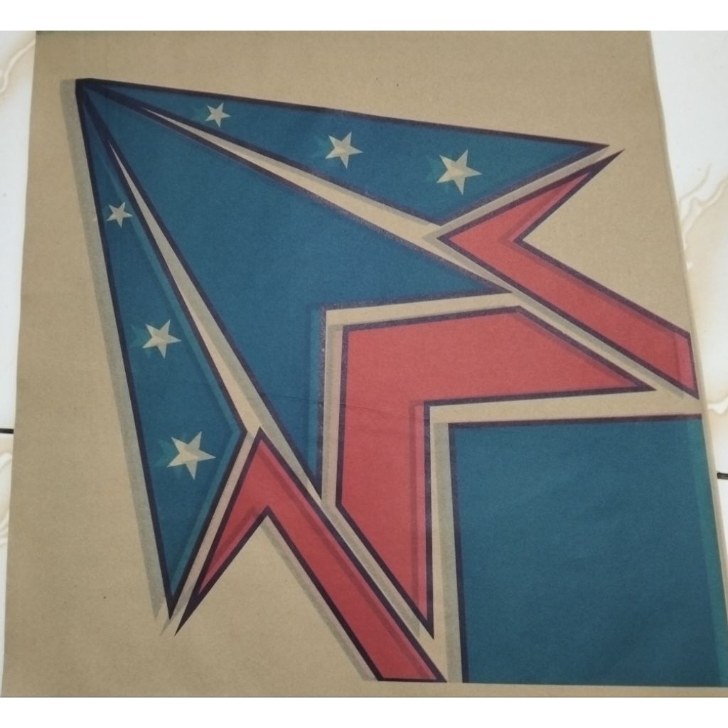 KERTAS LAYANGAN SABLON LITHO COKLAT 18GR FULL