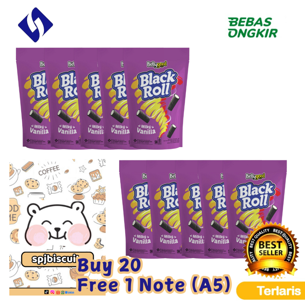 

Bellygood Black Roll 28 Gr - 10 Pouch