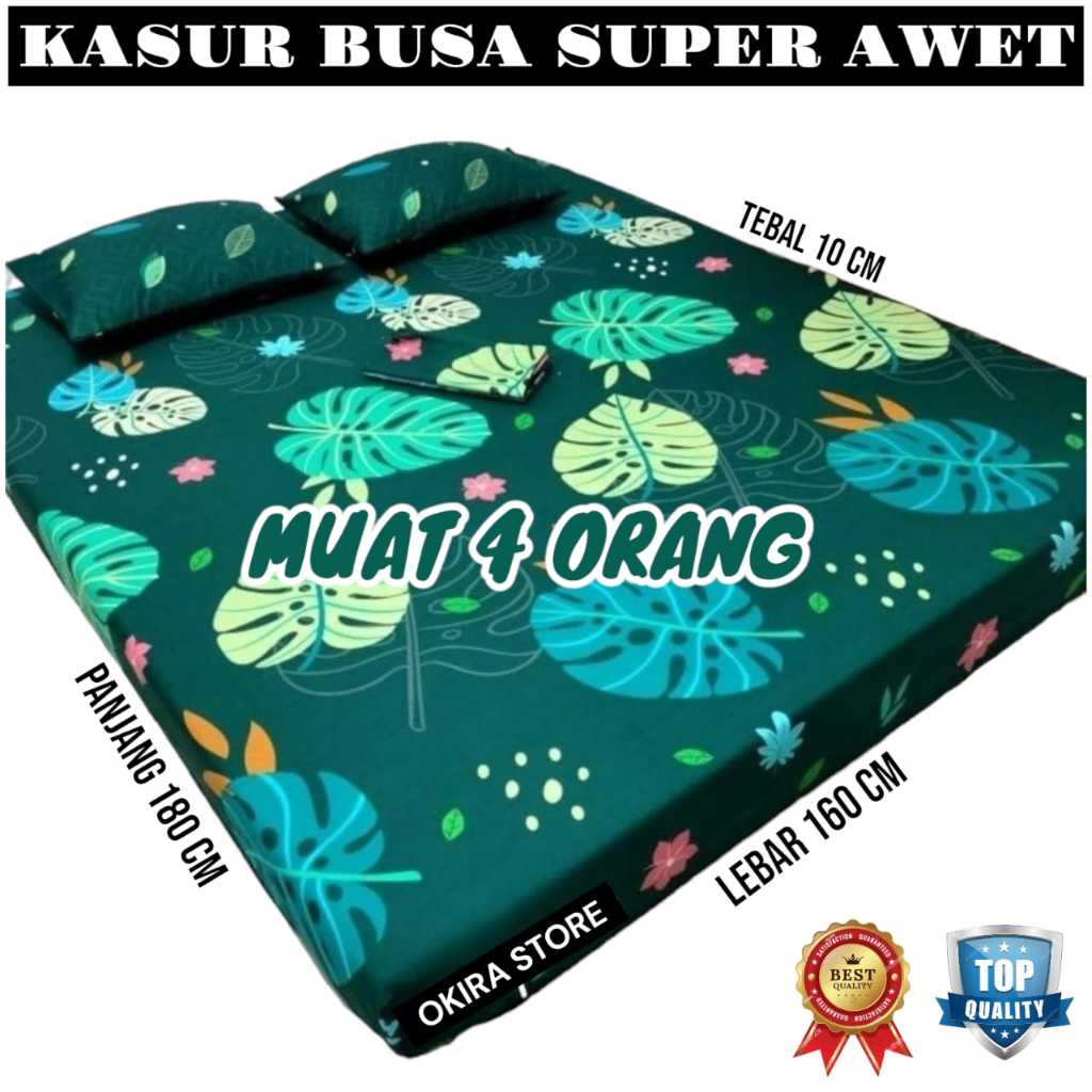 Kasur Busa D26 BERKUALITAS Super Awet ukuran P180×L160xT10cm  Untuk 4 orang