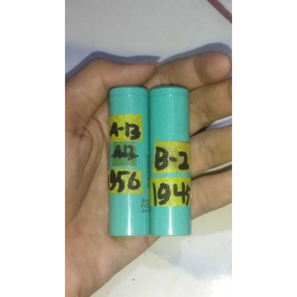 Baterai / Batre 18650 Copotan Laptop Bekas Original. Berkualitas, Kapasitas Real 1701-2000mAh, 4.2V