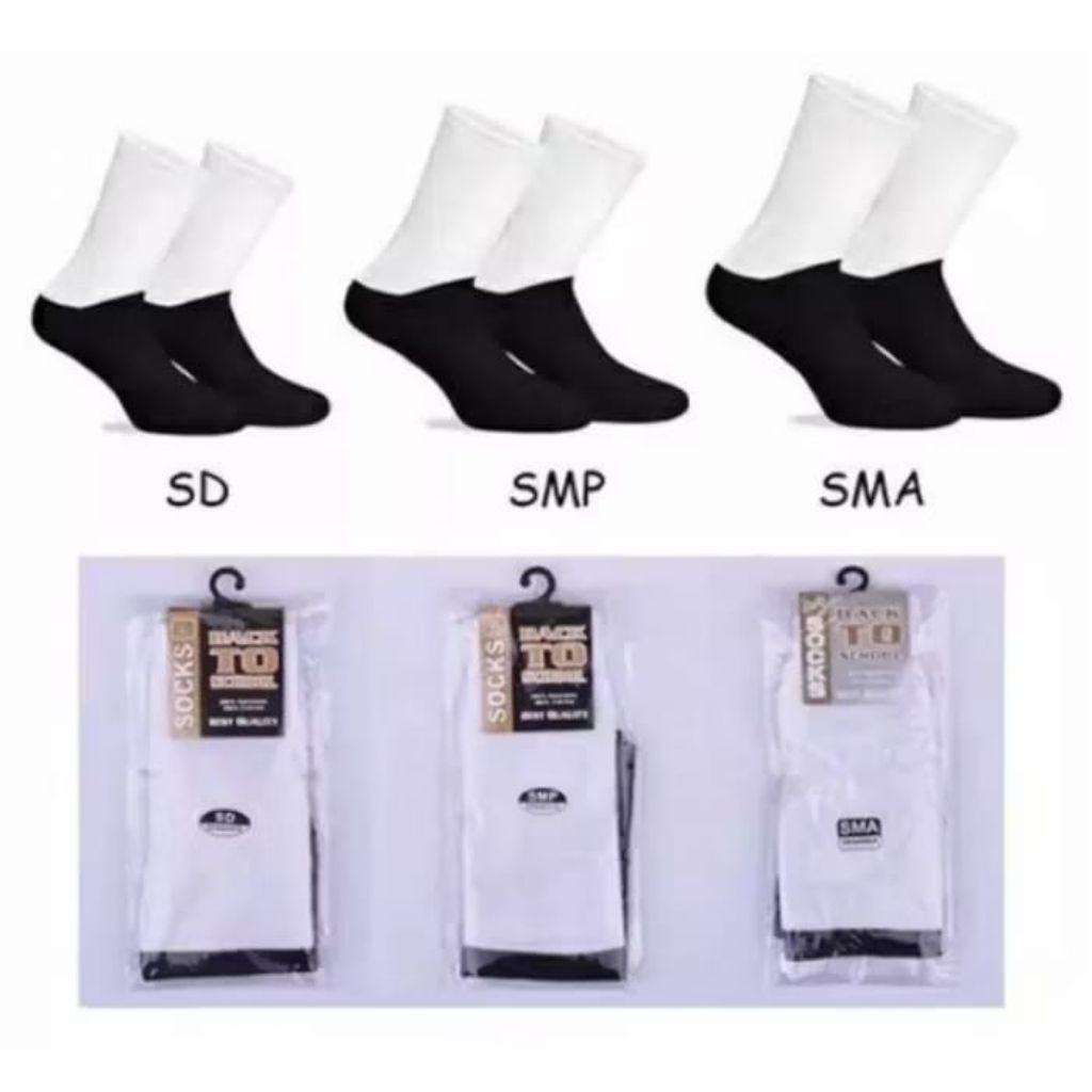 (GROSIR) kaos kaki sekolah kaos kaki sd smp sma