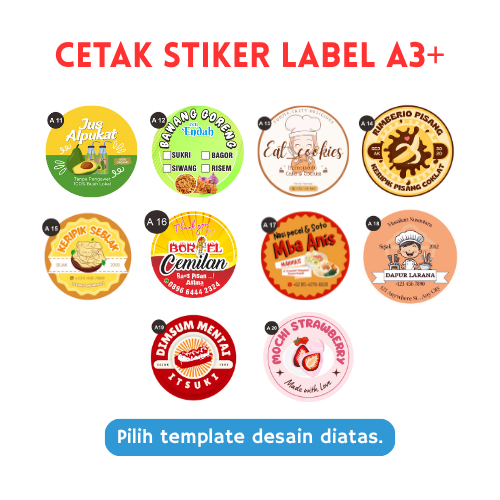 

Stiker Produk Kemasan ISI 40 PCS | Cetak Stiker Label Kemasan | Label Usaha Makanan | Stiker Custom