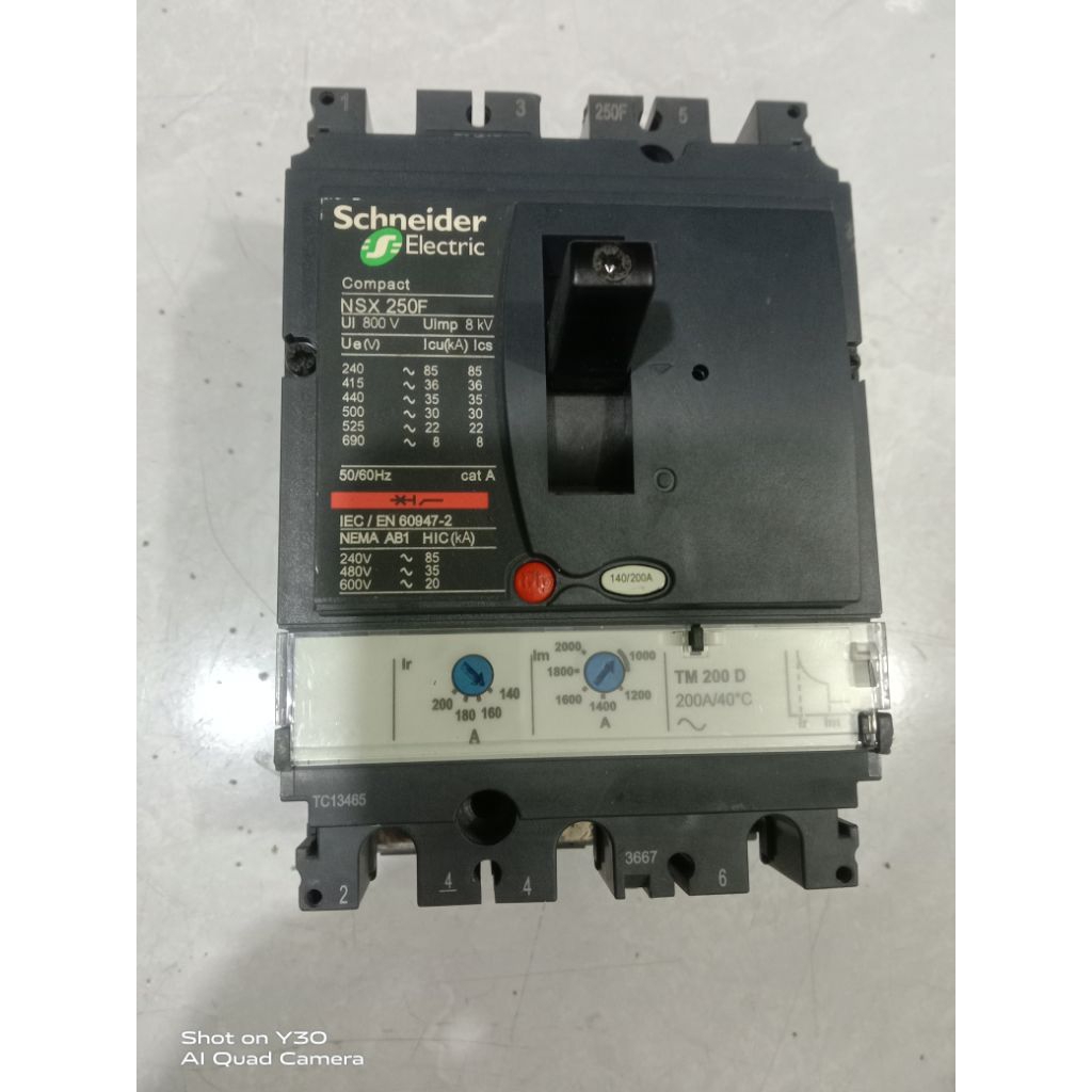 MCCB NSX250f 250a
