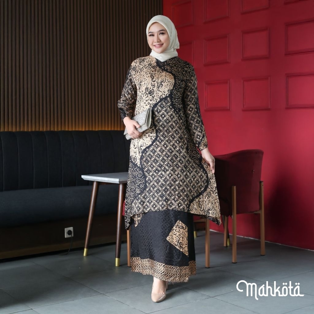 malikashoping, gamis batik seragaman lebaran 2025,et tunik sutra dobby viscose,setelan kebaya wisuda