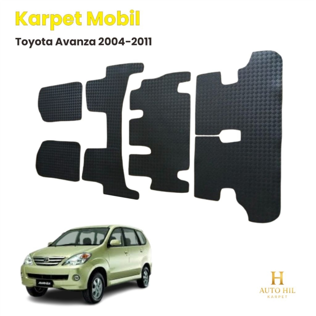 Karpet Karet mobil Toyota Avanza 2004-2011 / Karpet Matras Avanza 2004-2011 fullset (Avanza Old)