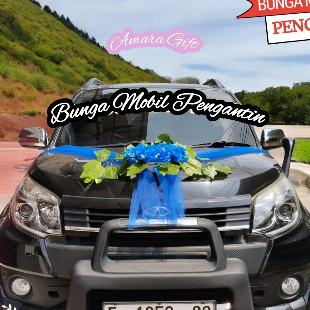 New Arrival - Bunga Mobil Pengantin Dekorasi Mobil Pengantin Hiasan Pita Mobil Pengantin