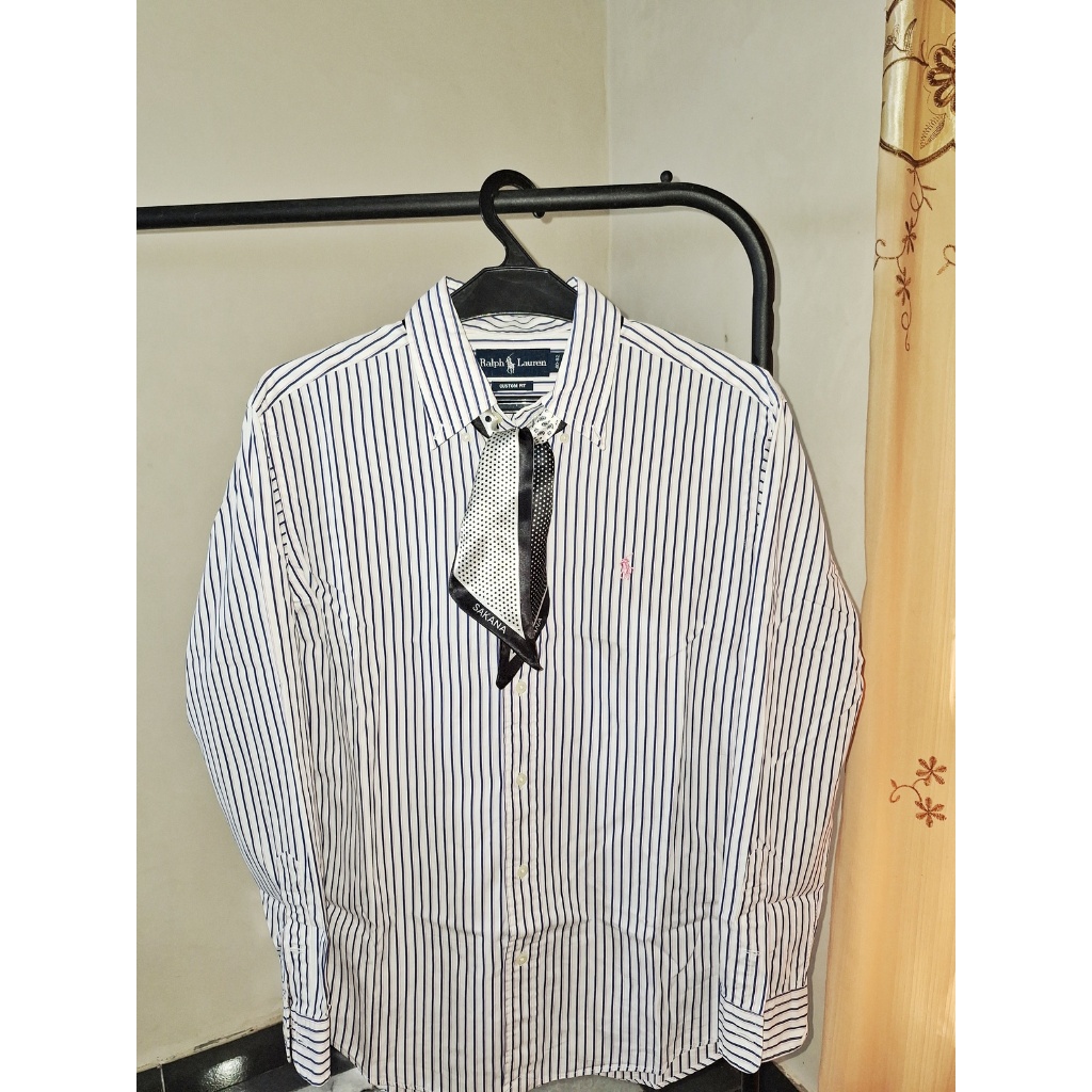 Kemeja Shirt Polo Ralph Lauren Pria Wanita Cotton Second Original