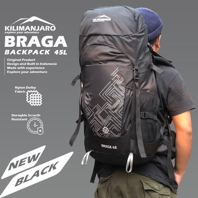 Carrier Tas Gunung KIlimanjaro Braga 45L - Tas Gunung Kilimanjaro Braga 45 L
