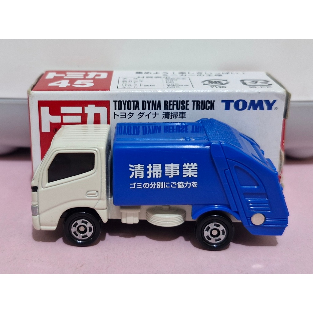 Tomy Biru Tomica 45 Toyota Dyna Refuse Truck