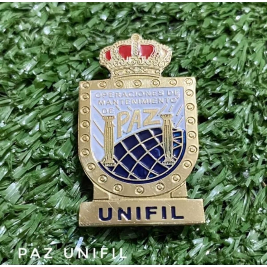 Brivet/Brevet/Wing PAZ Unifil Lebanon 100% kuningan