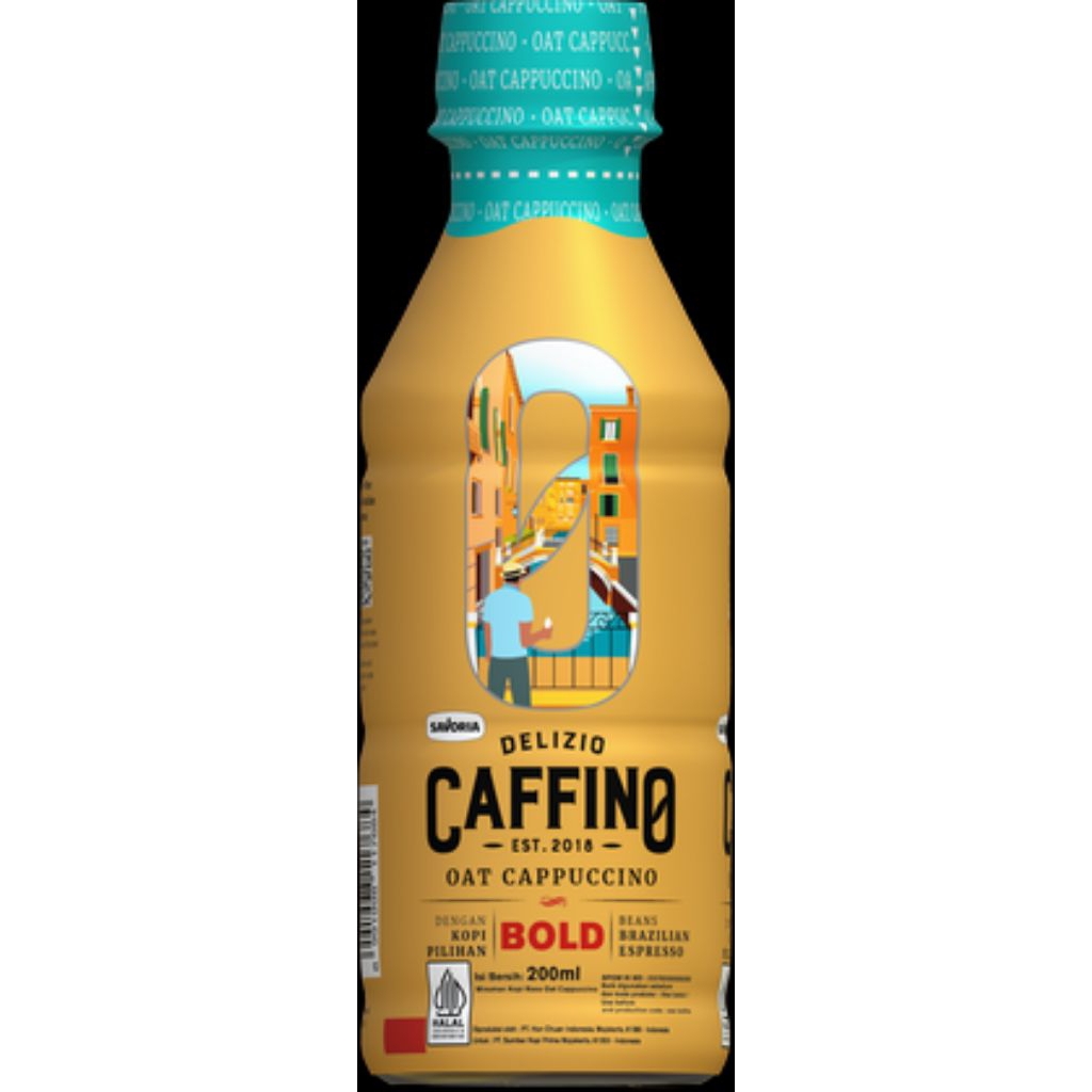 

CAFFINO Delizio Oat Cappuccino / Spanish Latte / Oat Marie Latte Minuman Kopi Botol 200ml