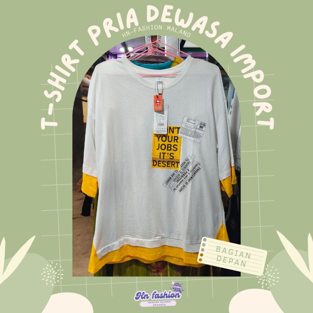 T-SHIRT PRIA DEWASA TERBARU