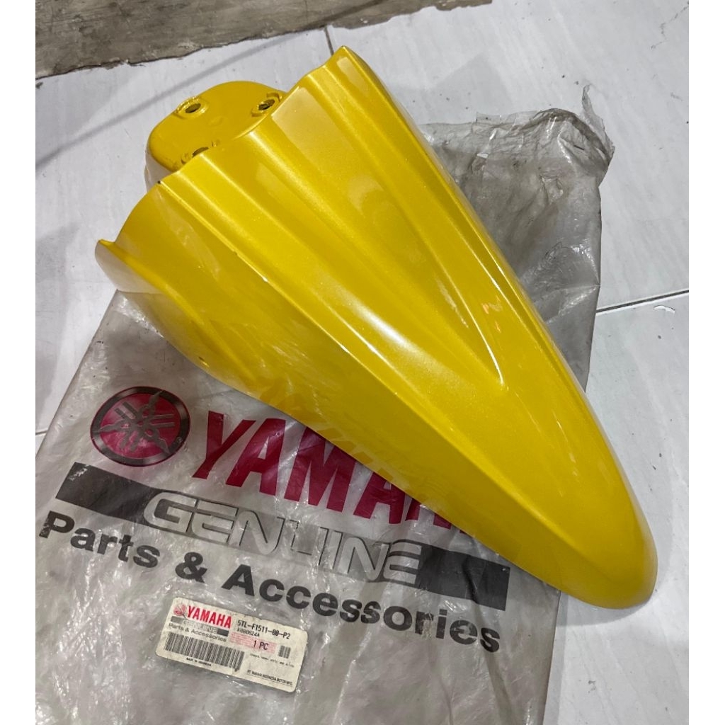 Spakbor depan mio sporty original kuning