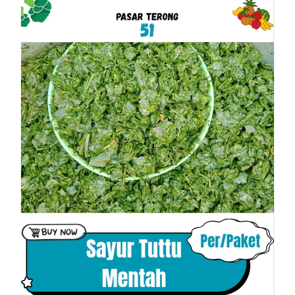 

Sayur Tuttu Mentah Makassar