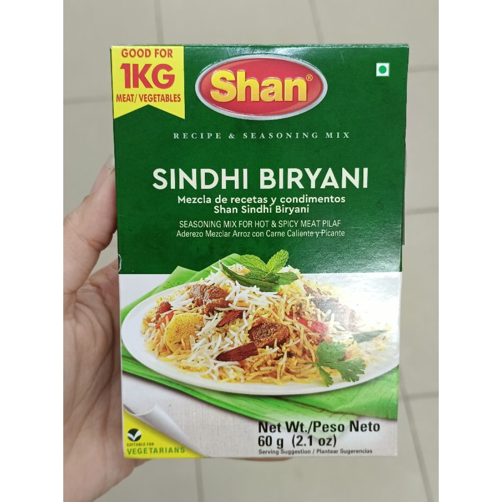 

SHAN seasoning Shindhi Briyani 60gr - Bumbu dapur Pakistan Bumbu Khas India
