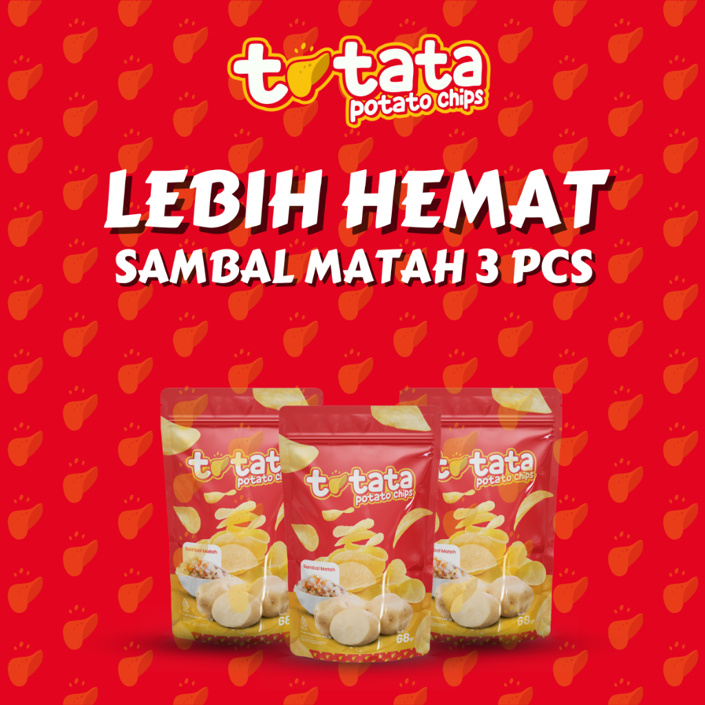 

Totata Keripik Kentang Bundling Hemat Sambal Matah 3pcs