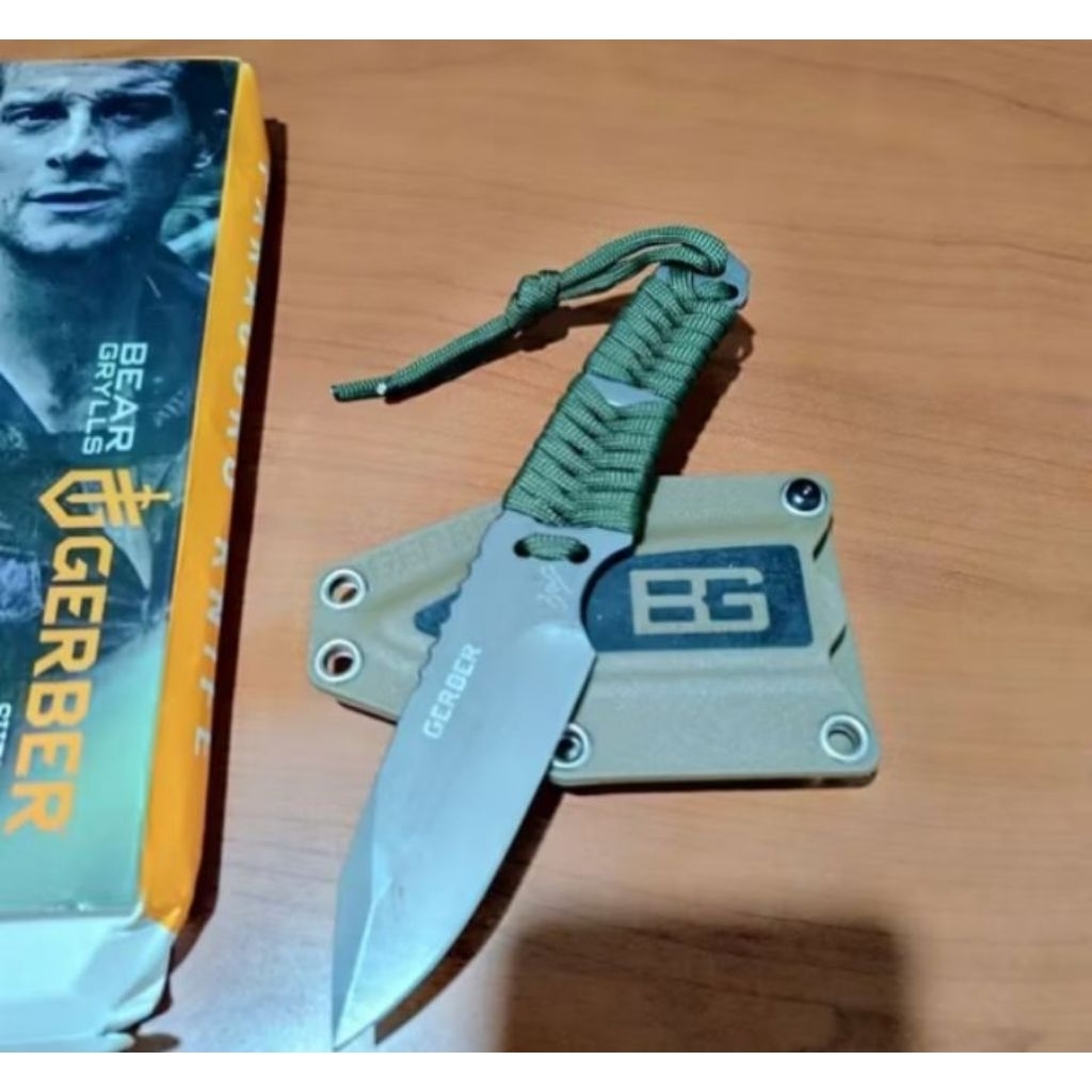 PISAU SURVIVAL KIT BG PARACODE HIJAU / PISAU SURVIVAL OUTDOOR