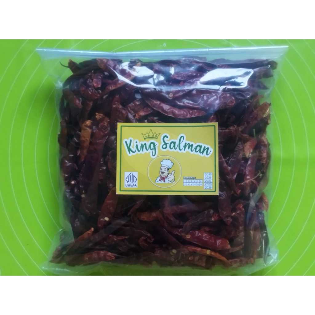 

Cabe kering | cabe merah besar kering tanpa tangkai | cabai kering premium 250g – pedas alami