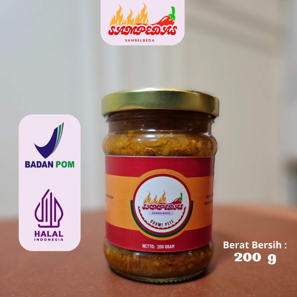 

1 PACK SAMBEL CUMI PETE SAMPEDAS ( 200 GRAM)
