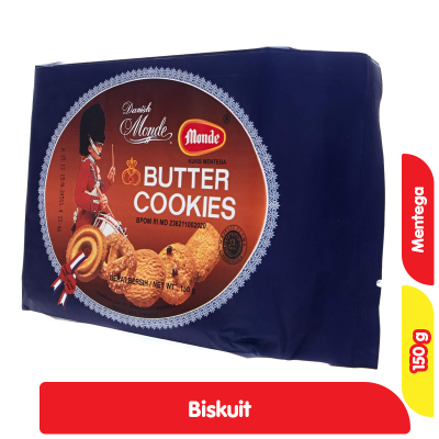 

Monde Butter Cookies Mentega 150 g
